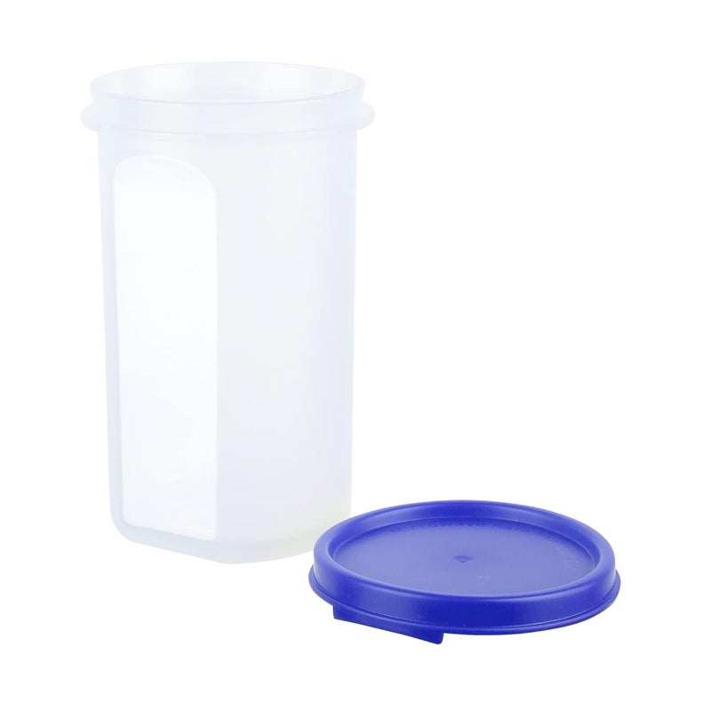 Cutting EDGE Plastic Kitchen Storage Container 585 ML Pack of 8 Dark Blue - Image 5