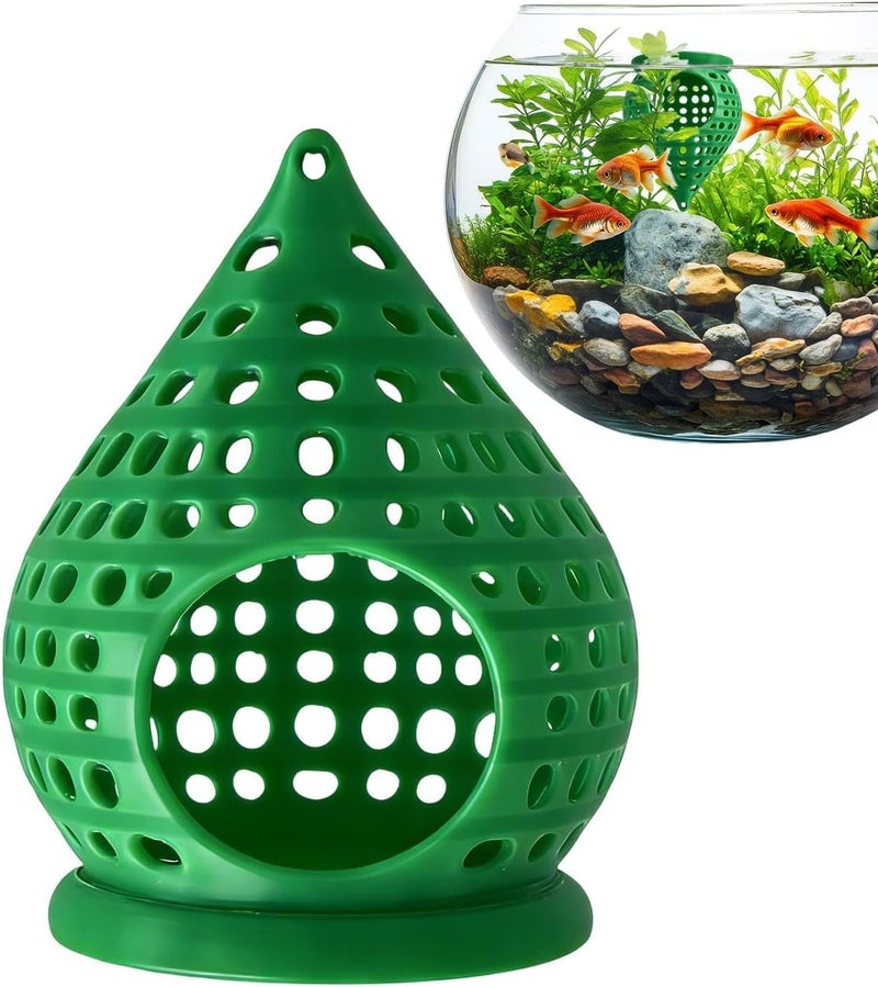 Shrimp Tube Shelter - Aquarium Cone Resting Cave, Floating Betta Fish Hideouts, 2.76in Compact Size + 3D Printed Durabl Features | 3D Printing Material Structured Form for Clown Fish Crab & Smal - Image 1