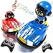 bessome 2 Pack Cute Cartoon Remote Control Bumper Car for ToddlersMini RC Cars with Light Sound 360RotatingRace car Toys for 3 4 5 6Year Old Boys Girls KidsChristmas Birthday Gifts - Image 3