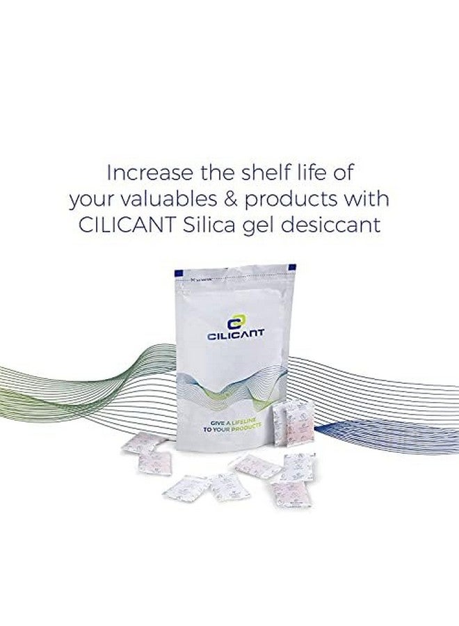 CILICAnT حزم جيل السيليكا البيضاء CILICAnT 1 جرام (250 قطعة) لامتصاص الرطوبة في تخزين أدوات الإلكترونيات والمزيد (1 جرام × 250 قطعة = 250 جرام) - Image 2