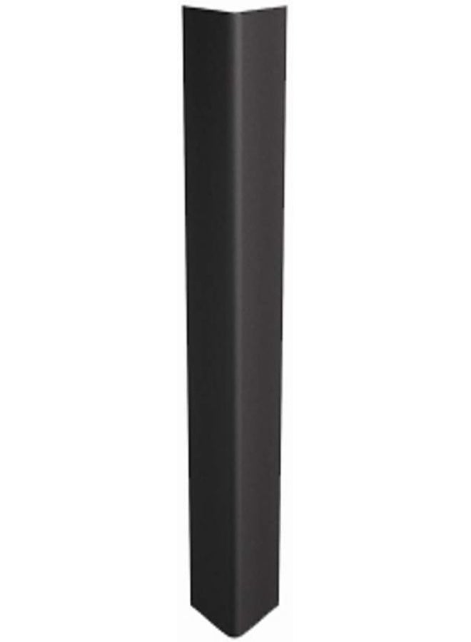 Royal Apex Royal Apex Car Parking Protector Garage and Warehouse Columns Wall Warning Rubber Corner Guard with Clip, Bumper Protectors and Anti-scratch Rubber Black Corner Guards, 7x7x100 cm  - Image 1