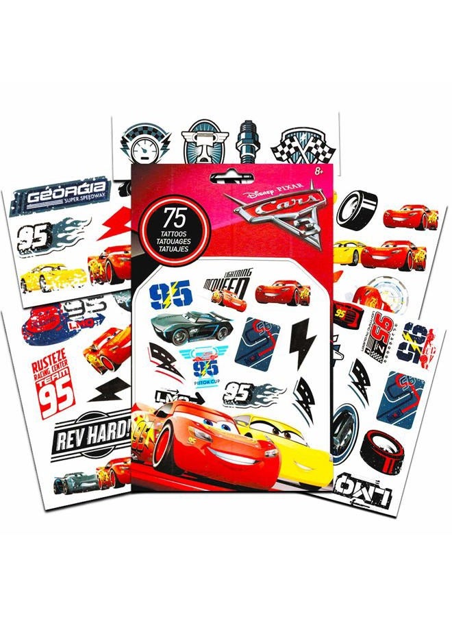 Disney Cars Temporary Tattoos for Kids Party Favor Set (50 Disney Cars Temporary Tattoos)