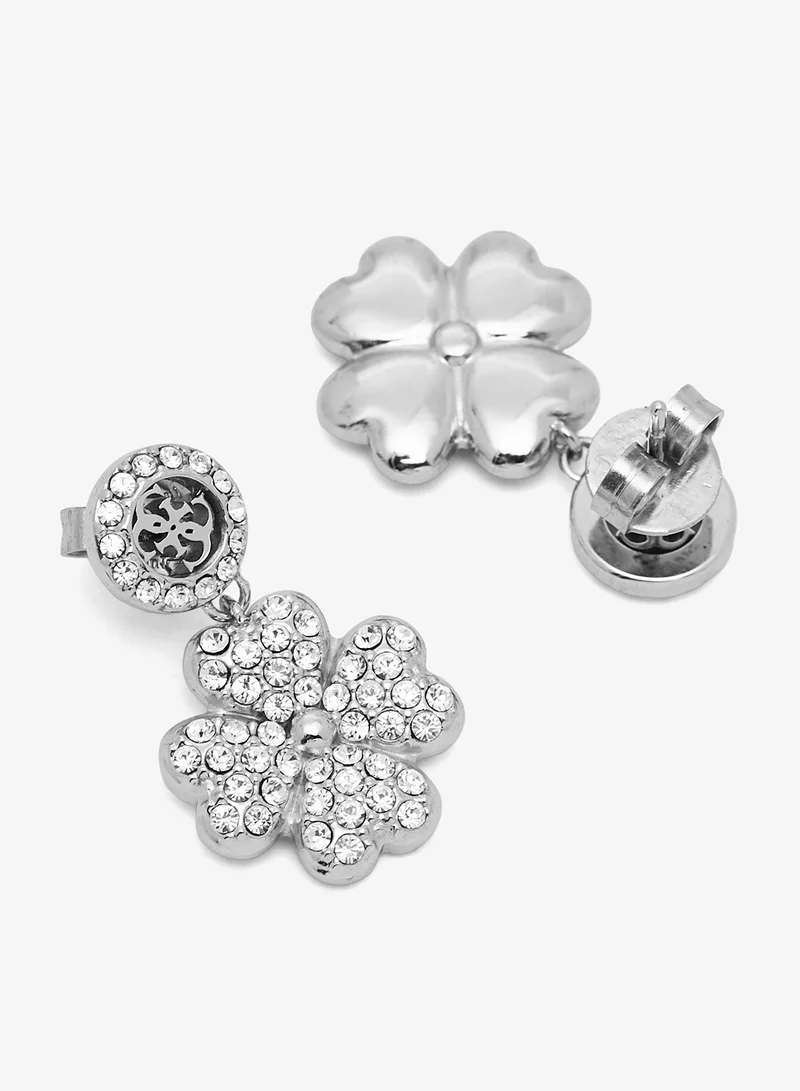 GUESS Luck Charm Pave Stud Earrings