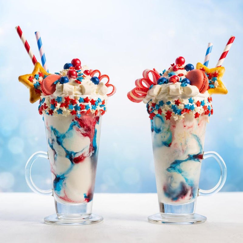 ALINK 100 Royal Blue and White Striped Paper Straws  Biodegradable Disposable Drinking Straws for Christmas  Brithday  New Year  Party Decoration Supplies - Image 4