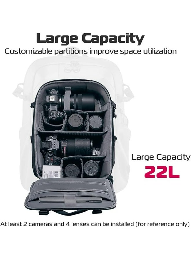 يولانزي حقيبة ظهر احترافية للكاميرا من  اولانزي - Image 3