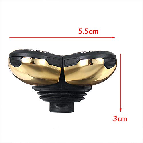 Ranjaner 5 Heads Beard Cutter, Universal Electric Razor Shaver Head Men's Electric Shaver Heads Blades, Rotary 4D Cutter Head Double Ring Blade Shaver Head - Image 4