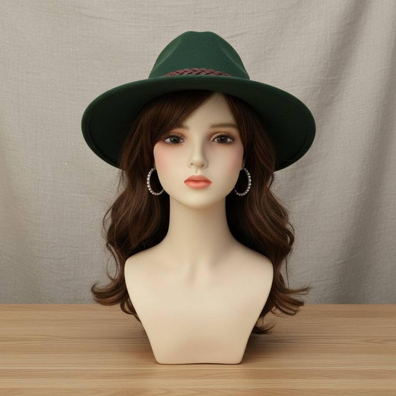 Qianly Cosplay Hairpiece Head Finish Hairpiece Display Head Unbreakable Realistic Mannequin Bust for Cosplayers - Image 4