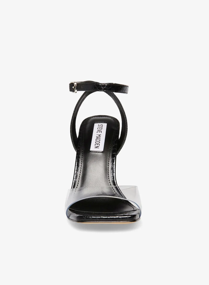 STEVE MADDEN  Heeled Sandals Black Women's Sandals for Women | Best Price UAE