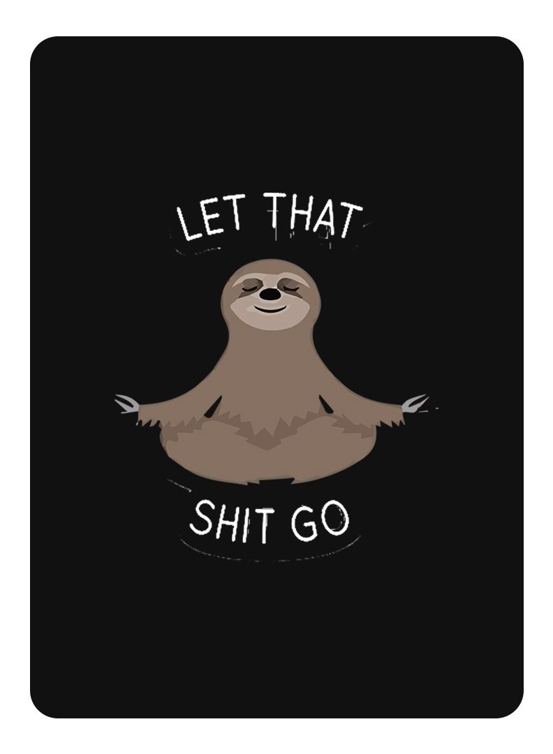 Theodor Protective Flip Case For Samsung Galaxy Tab A 10.5, T590 With Trifold Stand Auto Wake Sleep Shockproof Cover Let that go B - Image 1