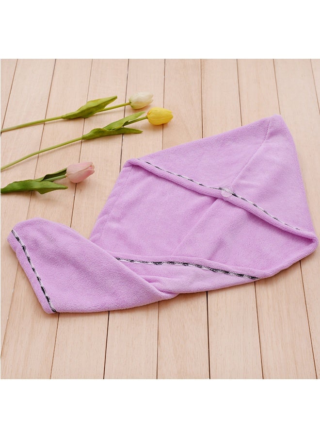 2-Piece Long Hair Absorbent Wrap Towel Set - Image 4