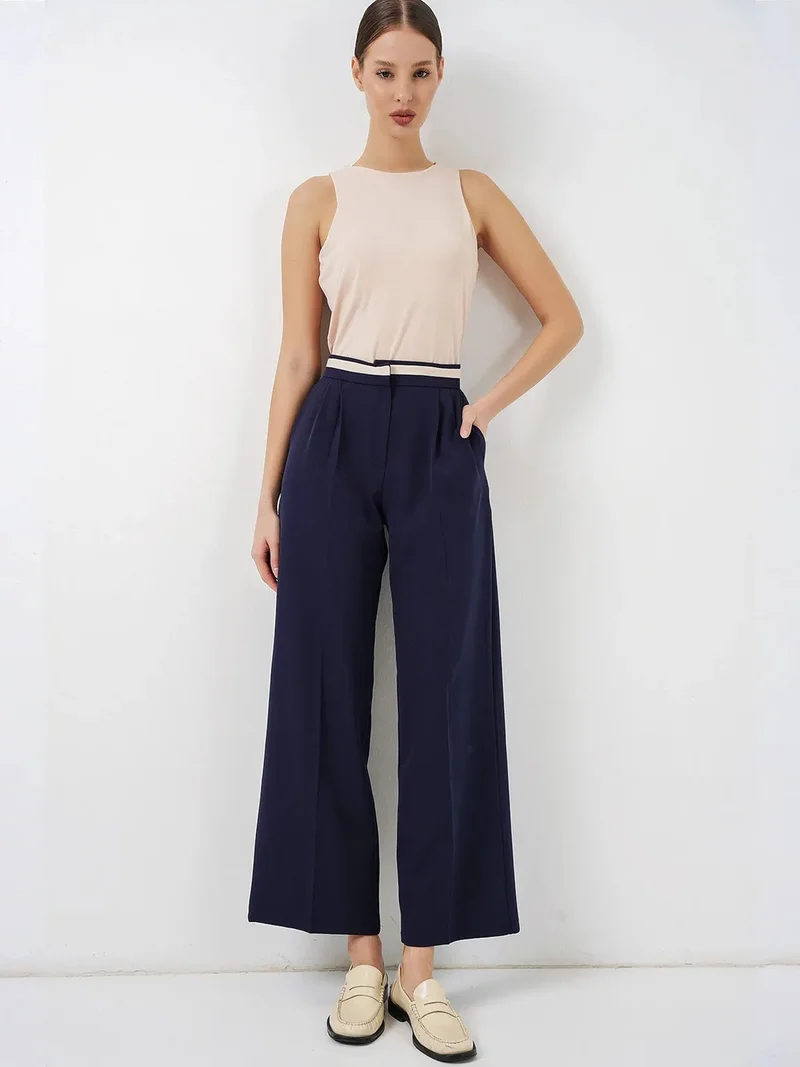بيغ دارت BDART High Waist Wide Leg Trousers with Pockets