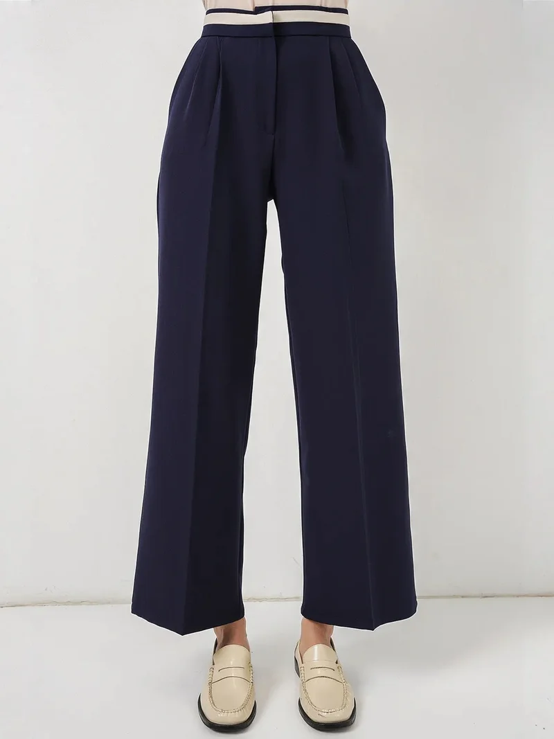 بيغ دارت BDART High Waist Wide Leg Trousers with Pockets