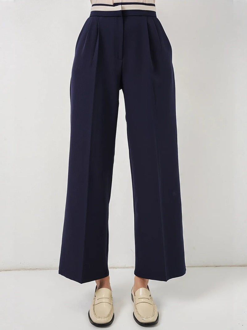 BIG DART BDART High Waist Wide Leg Trousers with Pockets - Image 2