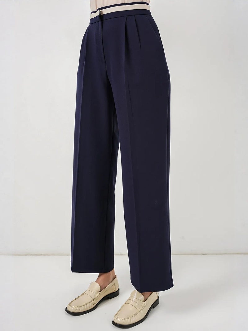 BIG DART BDART High Waist Wide Leg Trousers with Pockets - Image 4