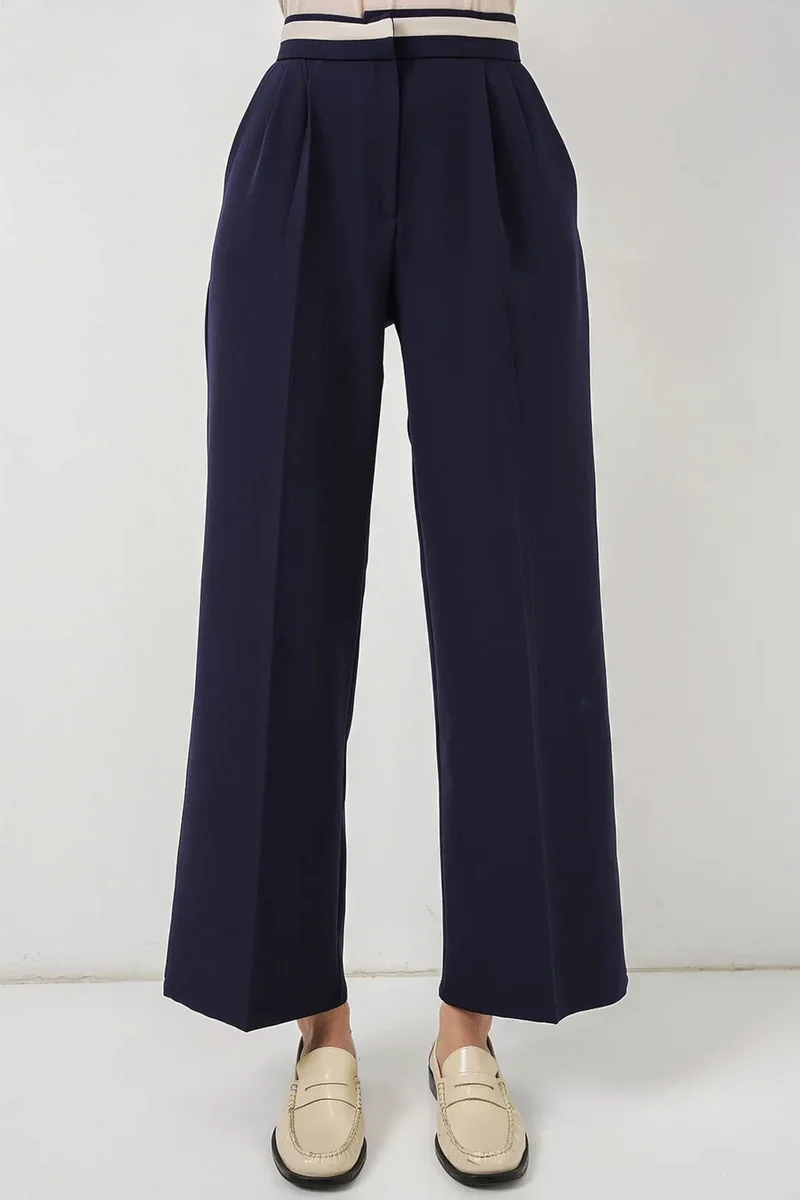 بيغ دارت BDART High Waist Wide Leg Trousers with Pockets
