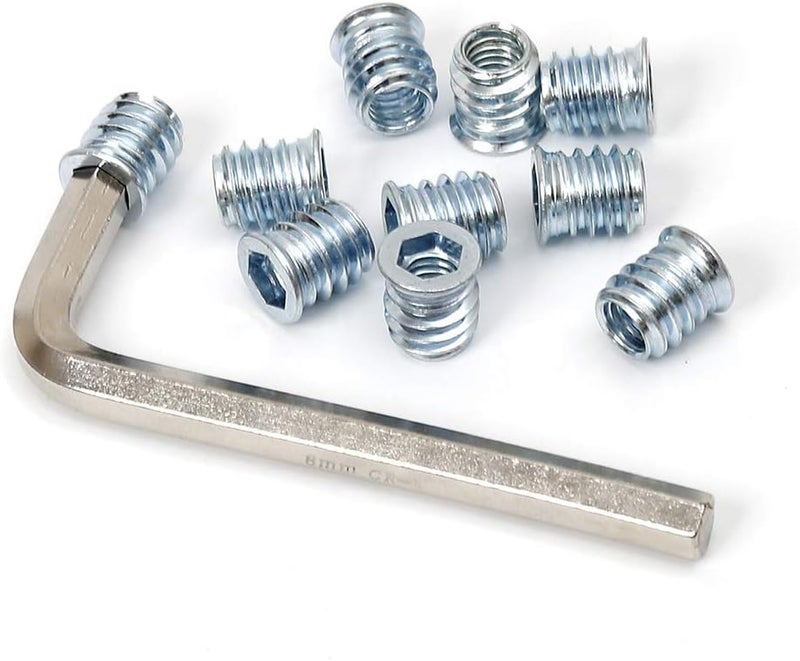 Sprite Science 5/16-18 Threaded Inserts for Wood 15mm Length Furniture Screw in Threaded Insert Nuts 40 Pieces - Image 4