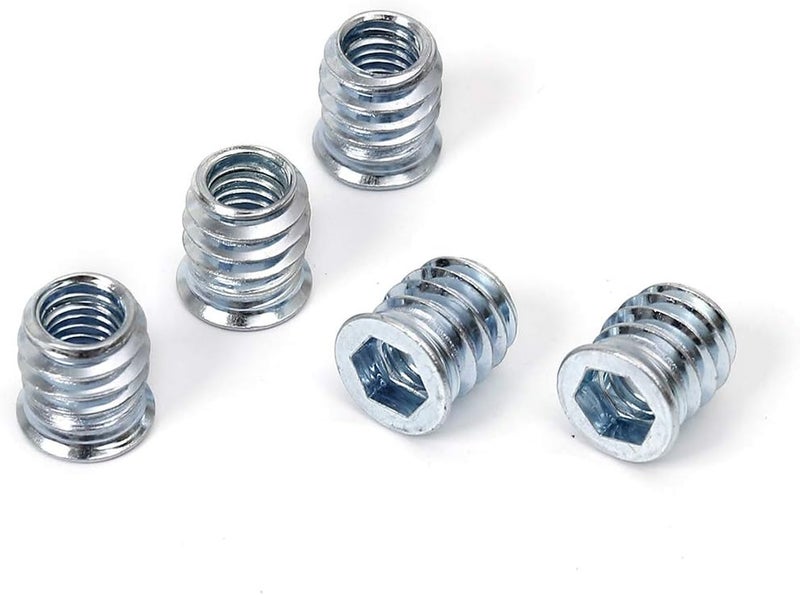 Sprite Science 5/16-18 Threaded Inserts for Wood 15mm Length Furniture Screw in Threaded Insert Nuts 40 Pieces - Image 3