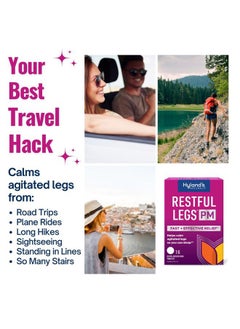 Hyland's Restful Legs PM, Nighttime Formula, Calms Agitated Legs so You Can Sleep, 50 Quick Dissolving Tablets  - Image 4