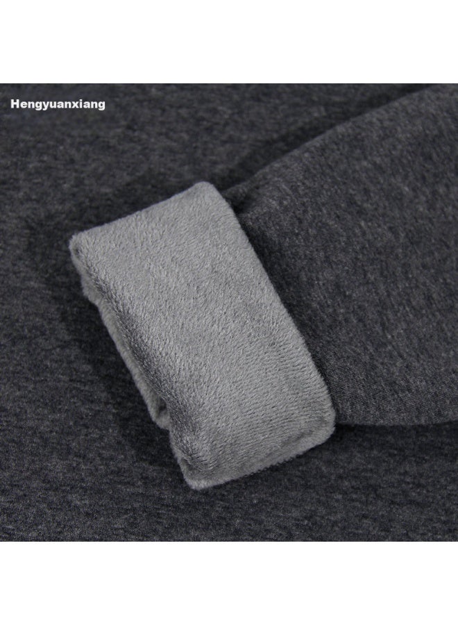 Hengyuanxiang Hengyuanxiang [winter Bestseller] Thermal Underwear For Men And Women, Thickened And Fleece-lined, Autumn And Winter Set, Conta Wool, Cotton-padded Jacket - Image 3