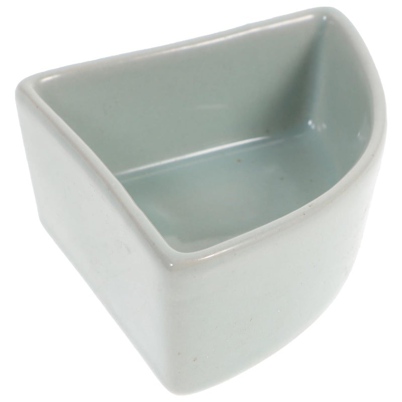 Ceramic Anti Tip Water Feeder and Food Bowl Blue for Hamsters Small Pets - Image 2