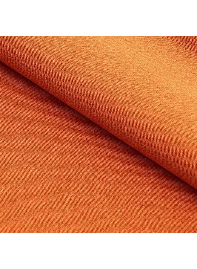 MIULEE Pack of 2 Decorative Outdoor Solid Waterproof Throw Pillow Covers Polyester Linen Garden Farmhouse Cushion Cases for Patio Tent Balcony Couch Sofa 12x20 inch Orange - Image 2