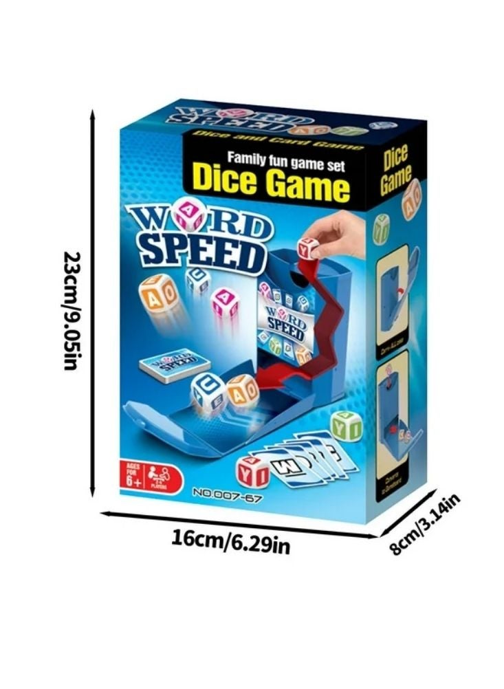بريميم لعبة نرد سرعة الكلمات للأطفال – لعبة لوحية تعليمية لتنمية التفكير السريع للعائلة - Image 5