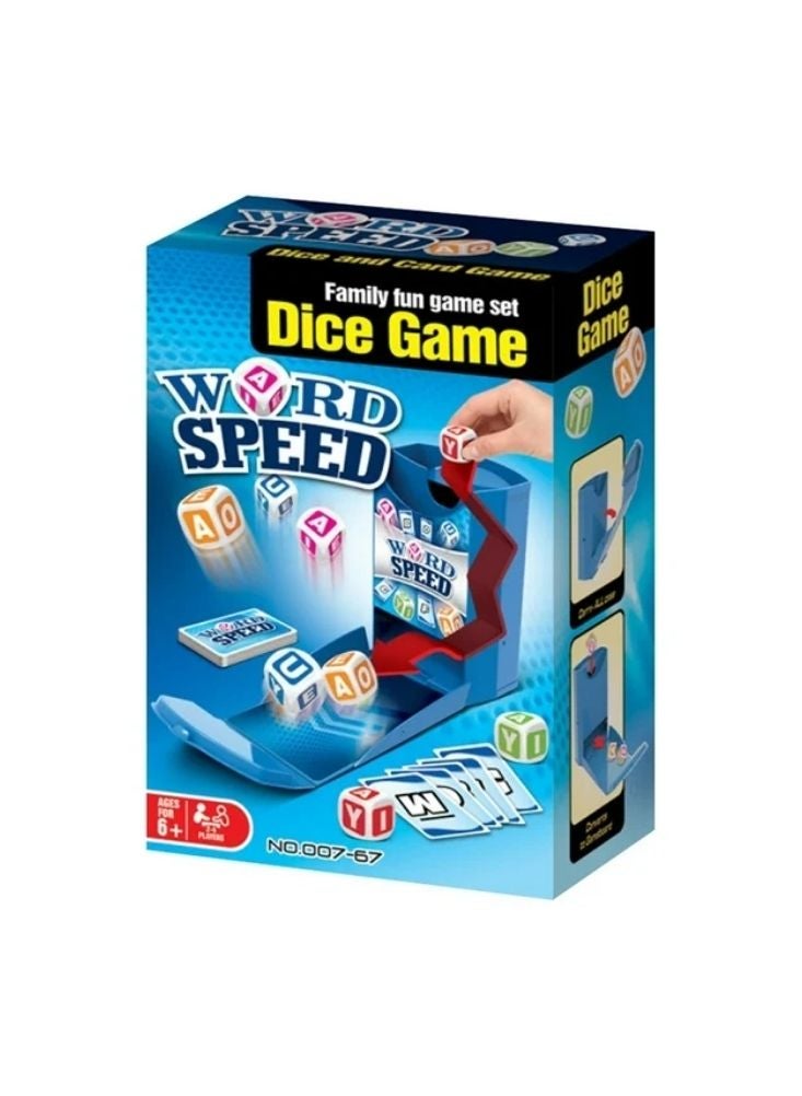 بريميم لعبة نرد سرعة الكلمات للأطفال – لعبة لوحية تعليمية لتنمية التفكير السريع للعائلة - Image 2