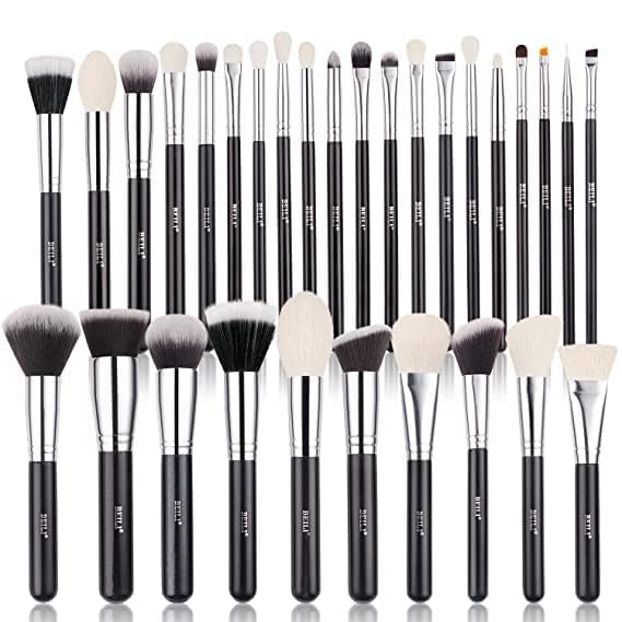 B-LADY BLADY MAKEUP BRUSH beginners to professionals makeup brush kits include all face and eye brushes that are needed to create a flawless look Everyday makeup or glam makeup our face makeup brush sets have you covered for all SET OF 30 - Image 1
