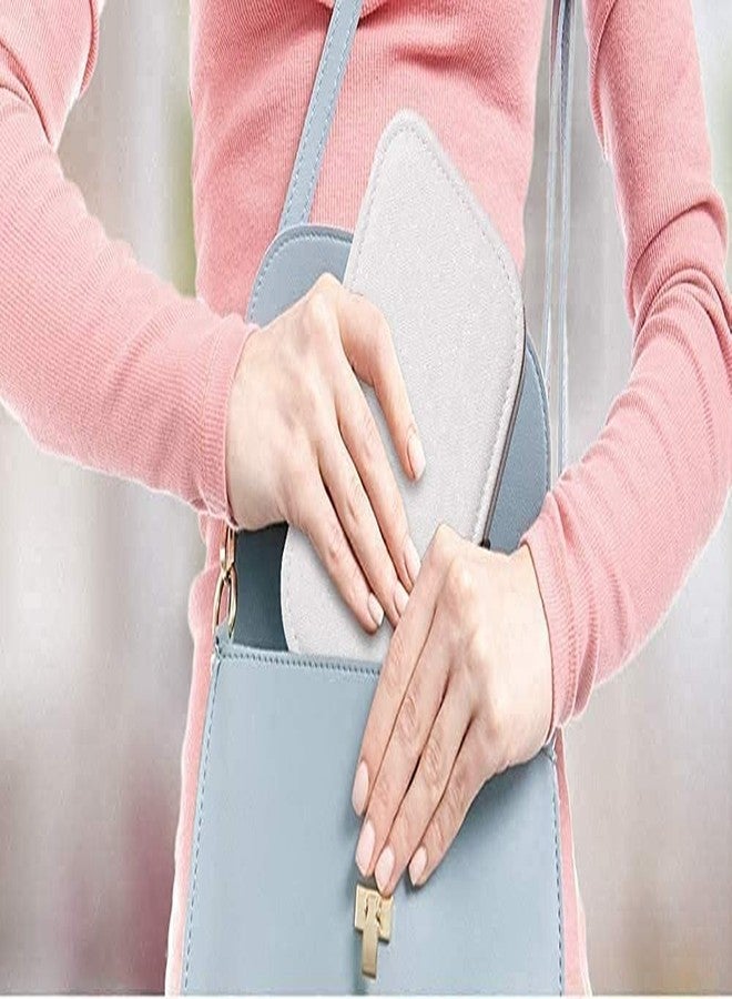 Ritmo علبة مجوهرات ريتو موجن صغيرة للسفر مصنوعة من جلد البولي يوريثان، علبة تخزين مجوهرات للخواتم والأقراط والقلائد والأساور، علبة هدايا مجوهرات من الجلد الصناعي للبنات والسيدات (أبيض) - Image 5