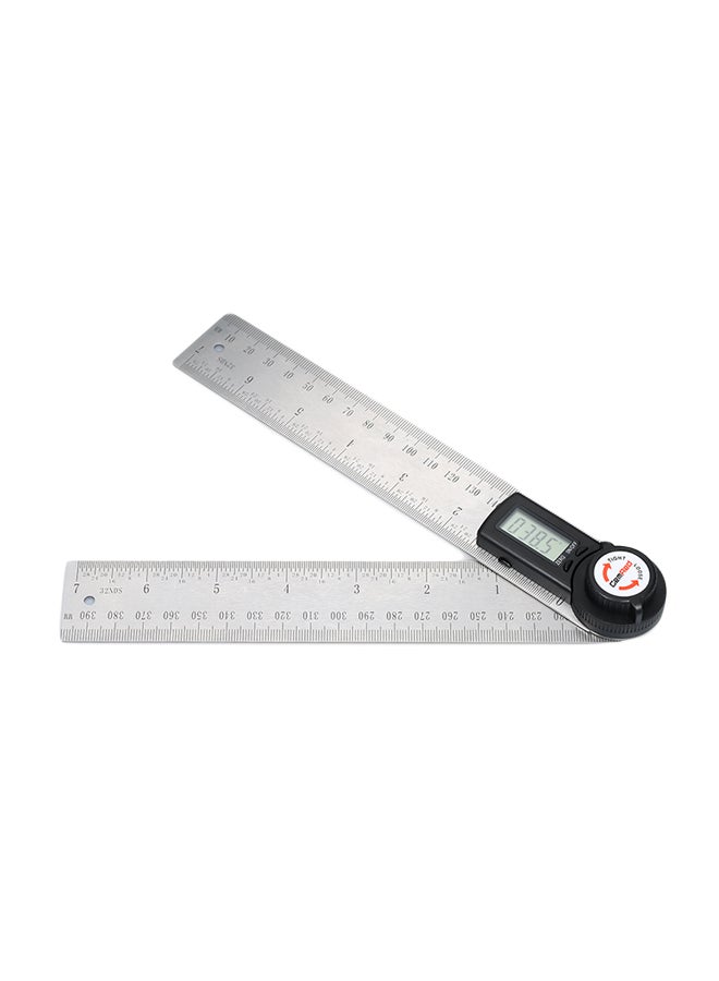 2-In-1 Angle Gauge Goniometer With Digital Display Clinometer Silver  - Image 1