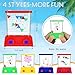 Gejoy 4 Pieces Water Games Handheld Easter Basket Stuffers for Kids Water Ring Toss Handheld Game Mini Retro Pastime Car Toys Fidget Autism Toys for Easter Children Boys Girls BirthdayModern Style - Image 4