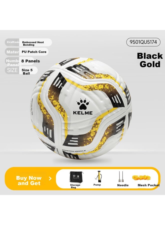 Kelme Heat-sealed Football Youth Training Student Physical Exam Official Size 5 Match Training Standard Durable Size 4 Ball - Image 2