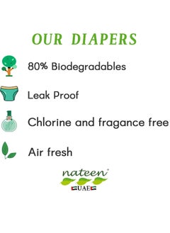 nateen Hospeen Adult Diapers Pants,Period Pants for Sanitary Protection,Large,Waist Size 80-130cm,10 Count Day Unisex Adult Pull Ups,Panty Style Sanitary Pads for Women,Super Soft Fit  - Image 2
