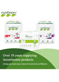 nateen Hospeen Adult Diapers Pants,Period Pants for Sanitary Protection,Large,Waist Size 80-130cm,10 Count Day Unisex Adult Pull Ups,Panty Style Sanitary Pads for Women,Super Soft Fit  - Image 5