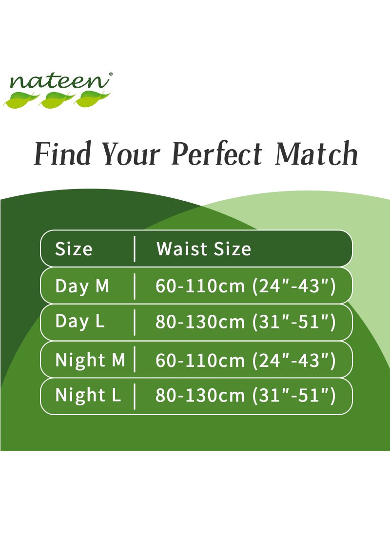 nateen Hospeen Adult Diapers Pants,Period Pants for Sanitary Protection,Large,Waist Size 80-130cm,10 Count Day Unisex Adult Pull Ups,Panty Style Sanitary Pads for Women,Super Soft Fit  - Image 4