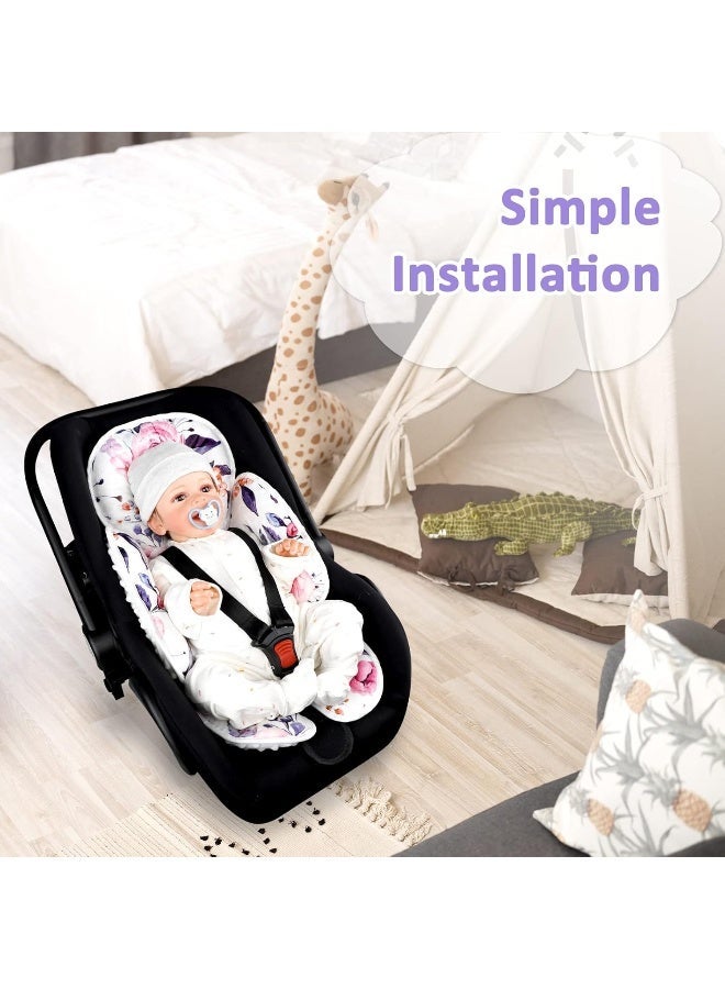 Pea Pod 2-in-1 Baby Head Supports for Baby Car Seat Strollers - Image 3