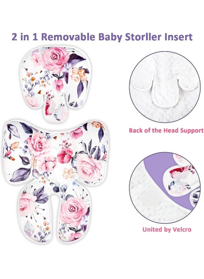 Pea Pod 2-in-1 Baby Head Supports for Baby Car Seat Strollers - Image 2