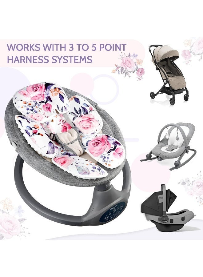 Pea Pod 2-in-1 Baby Head Supports for Baby Car Seat Strollers - Image 4