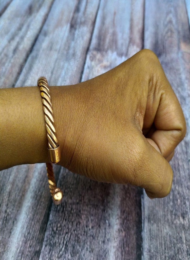 SHINDE EXPORTS adjustable Pure Copper Bracelet for Men and Women Natural Handmade Cuff/Kada Bangle from India - Image 5