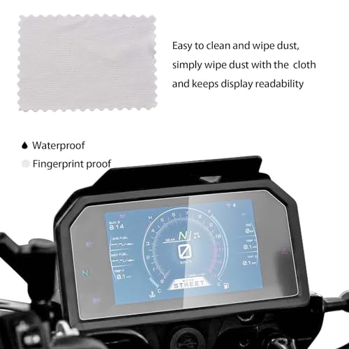 HAONEL Instrument Film Dashboard Screen Protector Replacement for Yamaha Tmax560 Tmax 560 2022-2025 Tracer 9 GT+ 2023+ Niken GT 2023+ Cluster Display Screen Protective Cover - Image 4