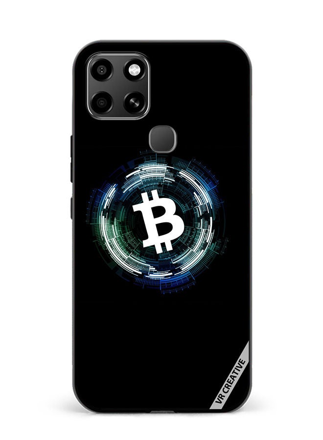 VR CREATIVE Protective Case Cover For Infinix Smart 6 Bitcoin Design Multicolour - Image 1