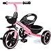 KRIDDO Tricycle for 25 Year Olds  Pink Toddler Trike With Gift for 24 Month to 4 Year Old Girls - Image 4