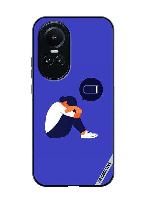 Protective Case Cover For Oppo Reno 10 Pro Battery Low Design Multicolour