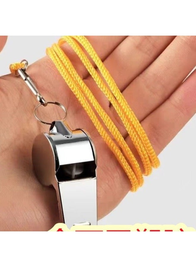 Generic Stainless Steel Whistle Outdoor Referee Pedometer Training Special Whistle For School Sports Teachers Basketball Football Training-Color:Silver Gray - Image 4