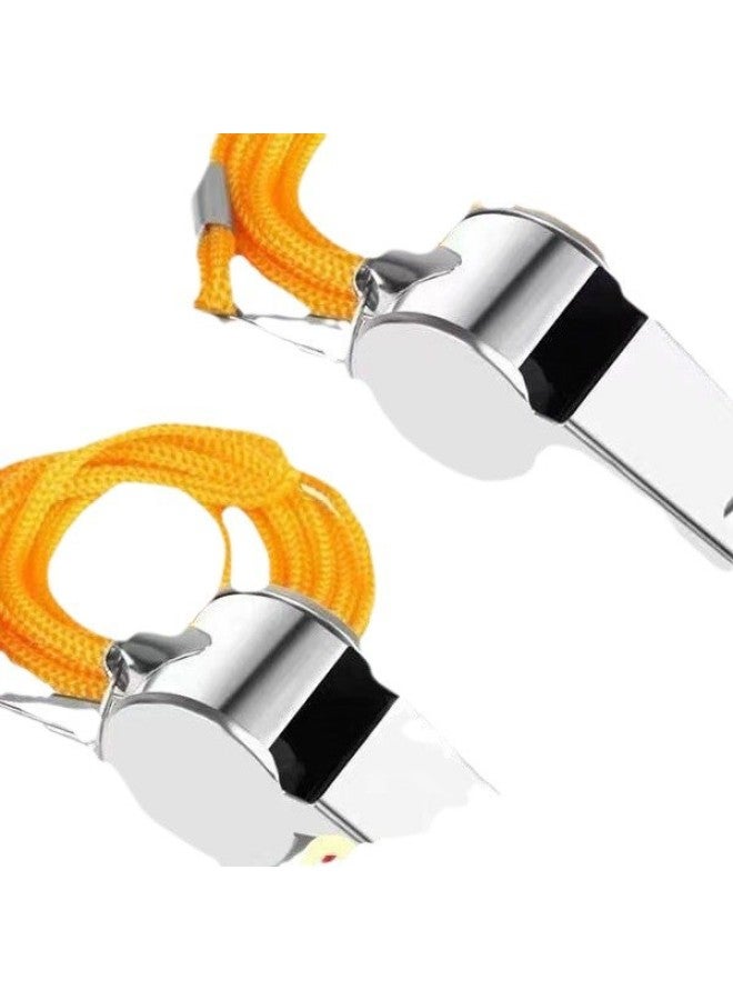 Generic Stainless Steel Whistle Outdoor Referee Pedometer Training Special Whistle For School Sports Teachers Basketball Football Training-Color:Silver Gray - Image 5