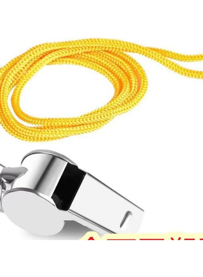 Generic Stainless Steel Whistle Outdoor Referee Pedometer Training Special Whistle For School Sports Teachers Basketball Football Training-Color:Silver Gray - Image 3