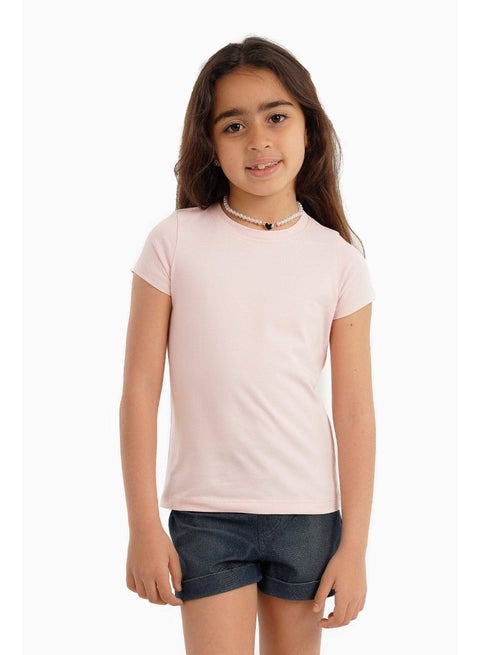 Cookies Girly Round Neck Short Sleeves Top