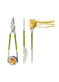 Generic Twin One Utensil Set, Green  - Image 1