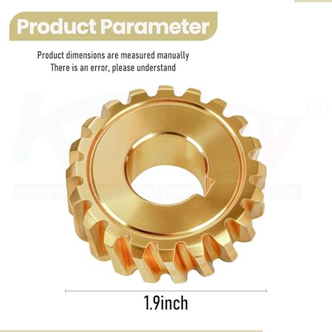Karbay 917-04861 20 Teeth Auger Worm Gear, Compatible with MTD Craftsman Troy Bilt 40" 42" Snowblower, Replaces 717-0528 717-04449 717-0528A 917-0528A. - Image 5