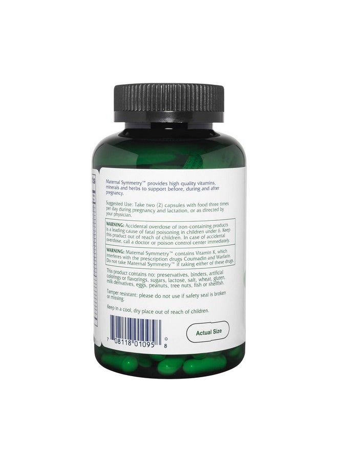 Vitanica Maternal Symmetry Prenatal And Postnatal Vitamins VeganVegetarian 180 Capsules  - Image 4